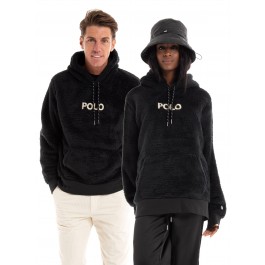 Polo Ralph Lauren Logo Embroidered Pile Fleece Hoodie