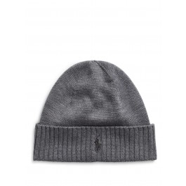 Polo ralph lauren beanie grey clearance