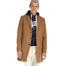 Superdry Wool Crombie Coat-Beige 