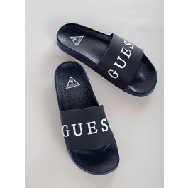 Mens guess hotsell slides
