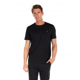 T shirt ralph lauren noir clearance