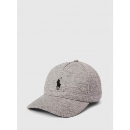 Dark grey top polo hat