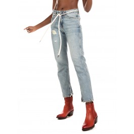 Maison Scotch Jeans Bandit Cropped Dock A Dots Light Aged