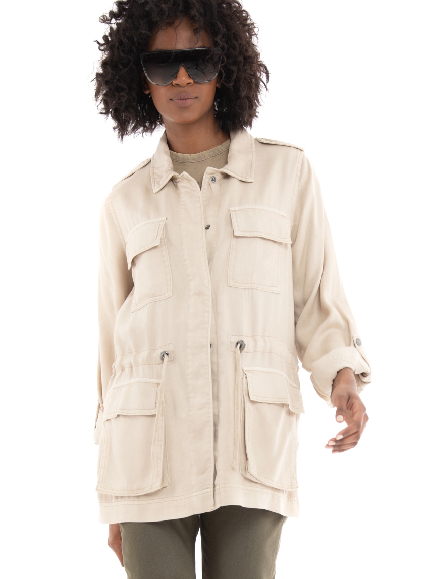 Only Kenya Life Utility Jacket - Light Beige