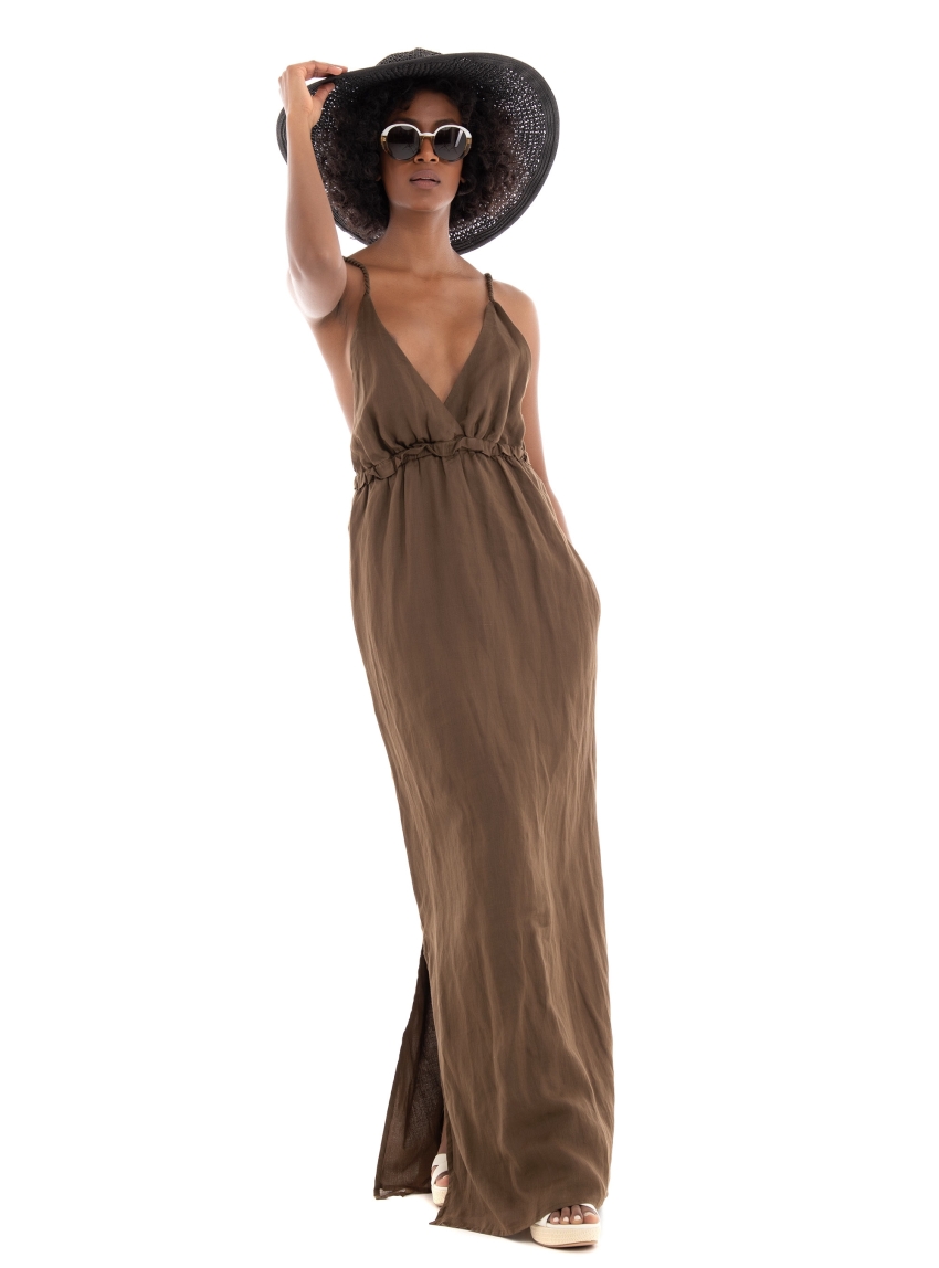 Scotch & Soda Maxi Dress - Brown