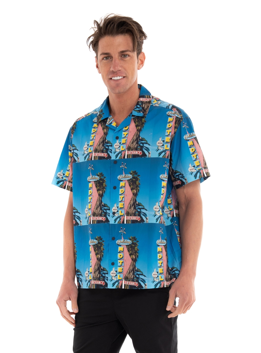 Boss Relaxed Fit Lapis_2 - Dark Turquoise