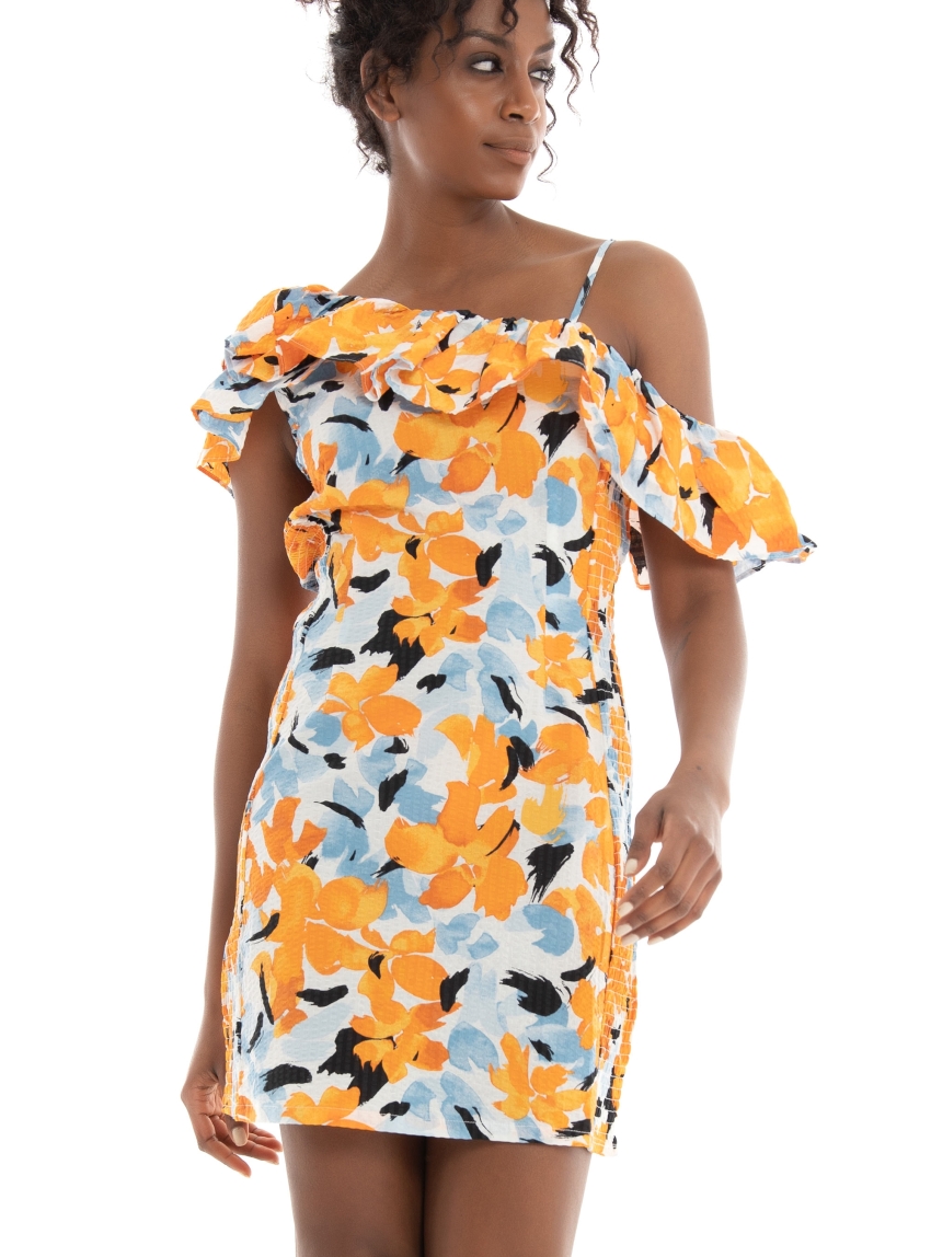 Vero Moda Nala Short Dress - Multi Colors