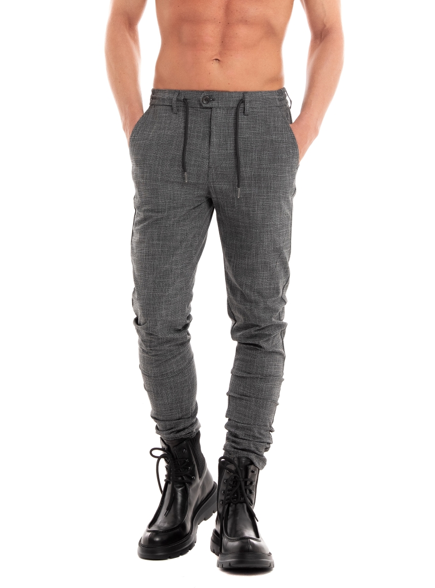 Dstrezzed Lancaster Tapered Jogger Structure Melange - Black