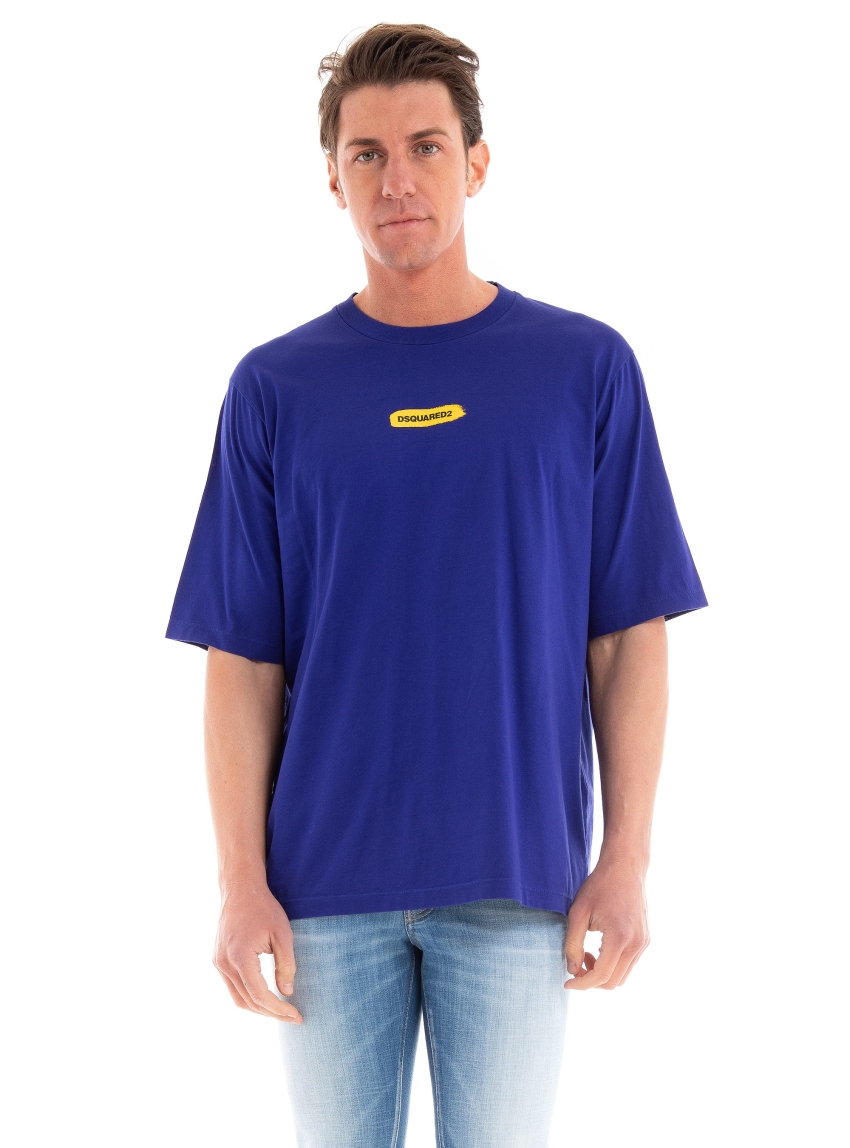 Dsquared D2 Front Logo Tee - Purple