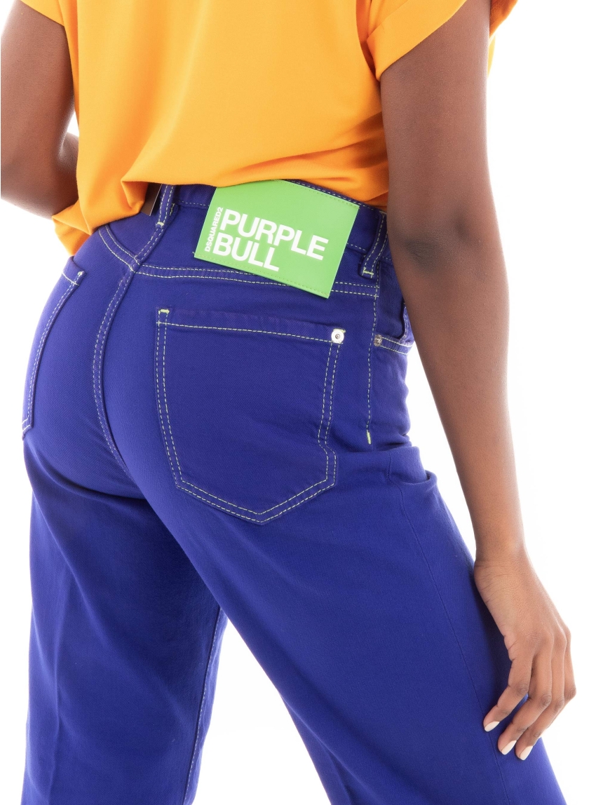 Dsquared2 Green Bull Boston Jeans - Purple