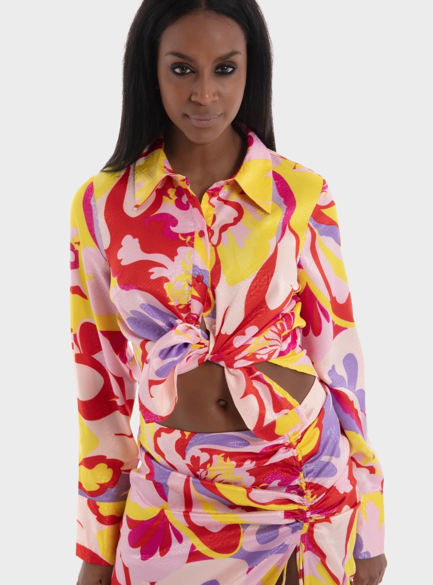 Somethingnew Amelia Shirt D2 - Multi Colors