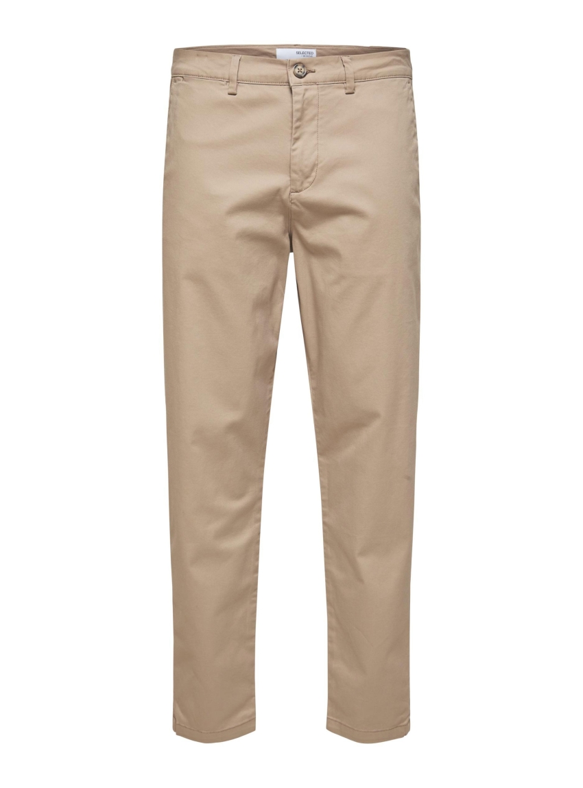 Selected Slimtape-New Miles 172 Flex Pants - Beige