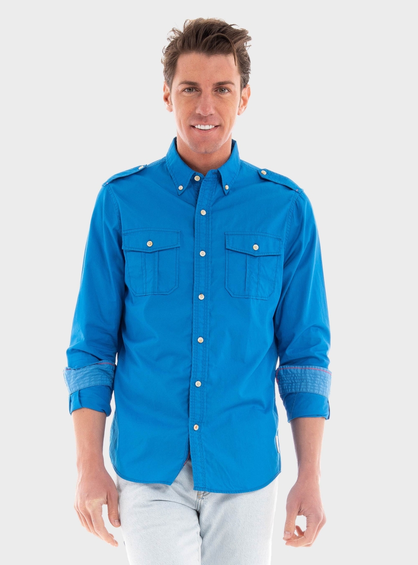 Scotch & Soda Workwear Shirt - Sky Blue