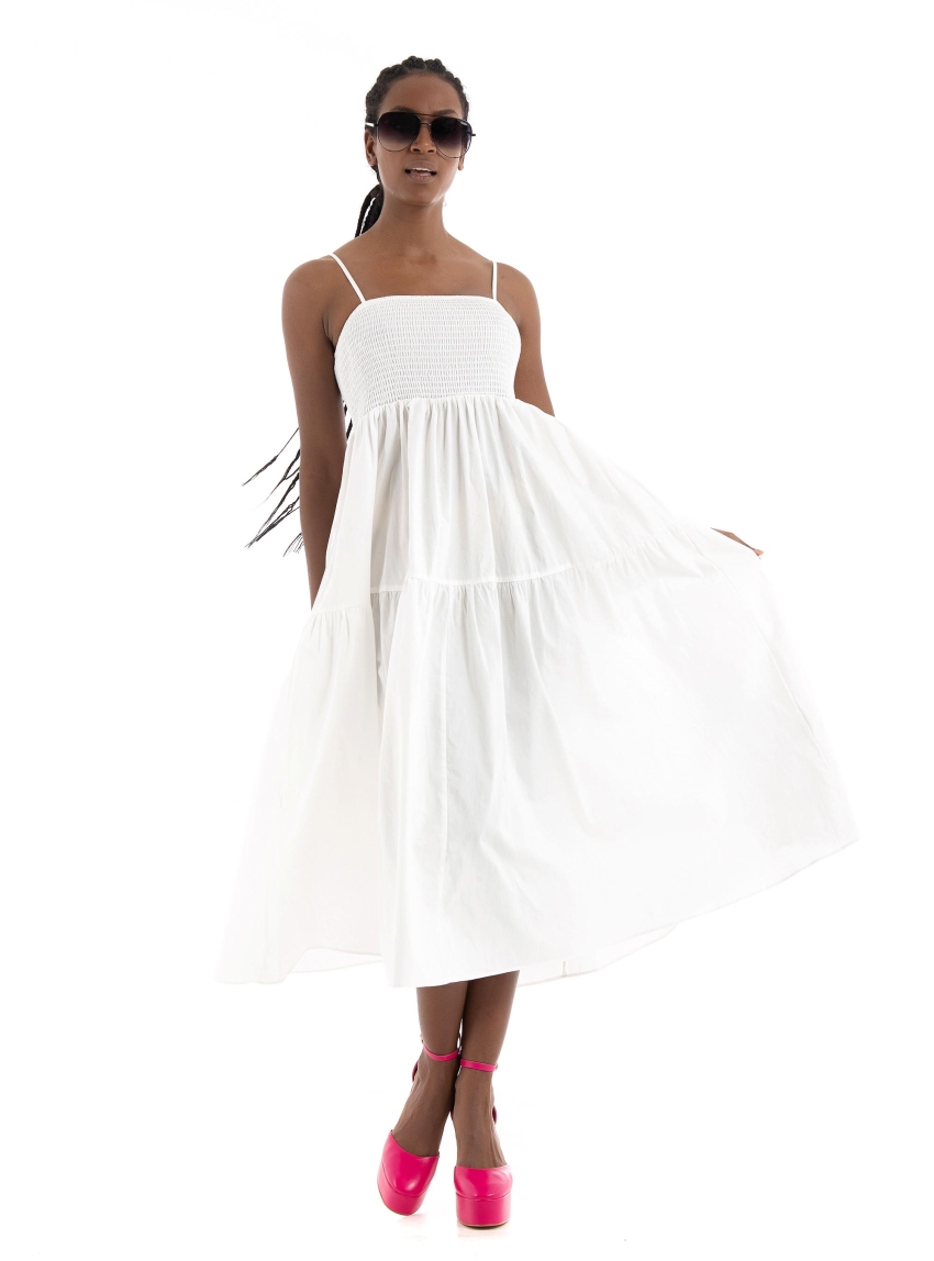 Glamorous Dress - White