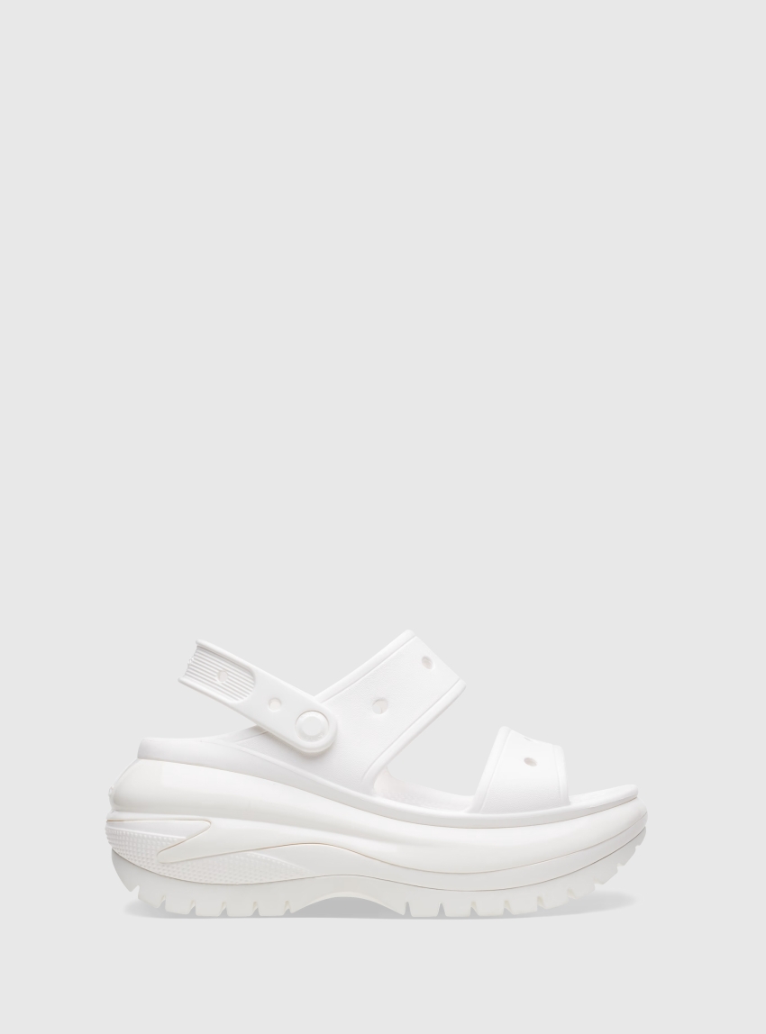 Crocs Classic Mega Crush Sandals - White