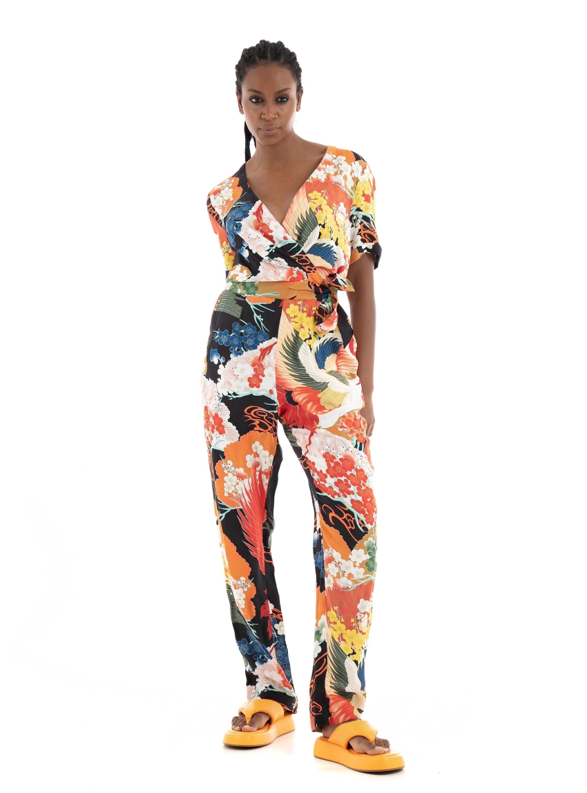 Superdry Vintage Woven Jumpsuit - Floral