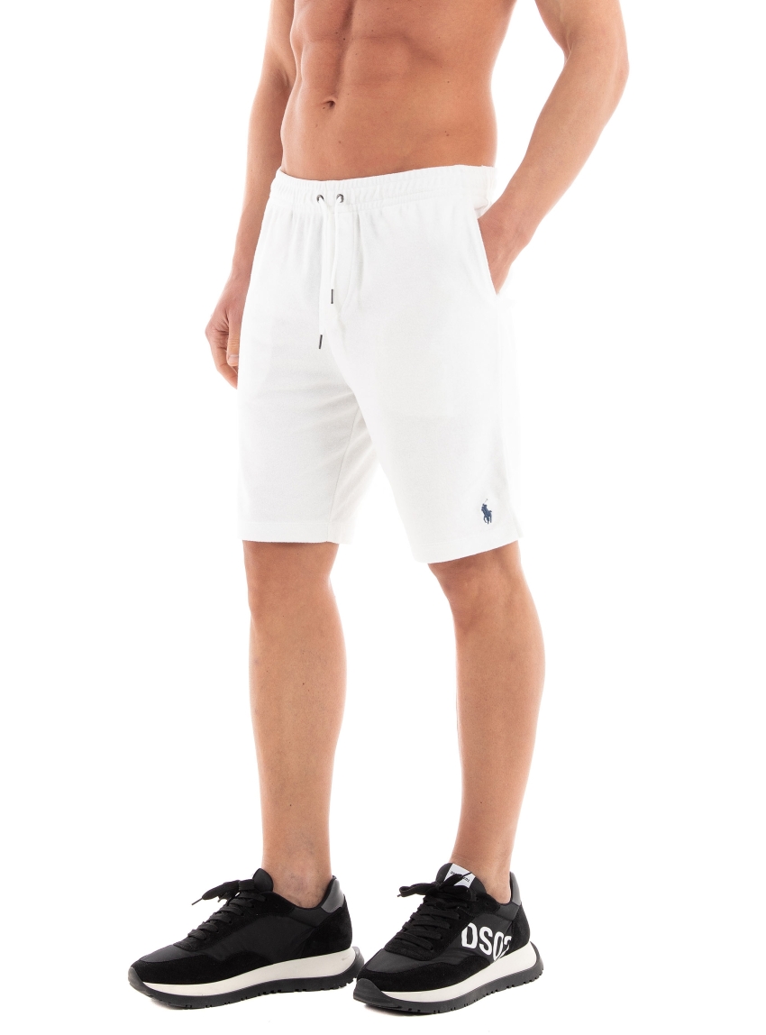 Polo Ralph Lauren Terry Drawstring Shorts - White