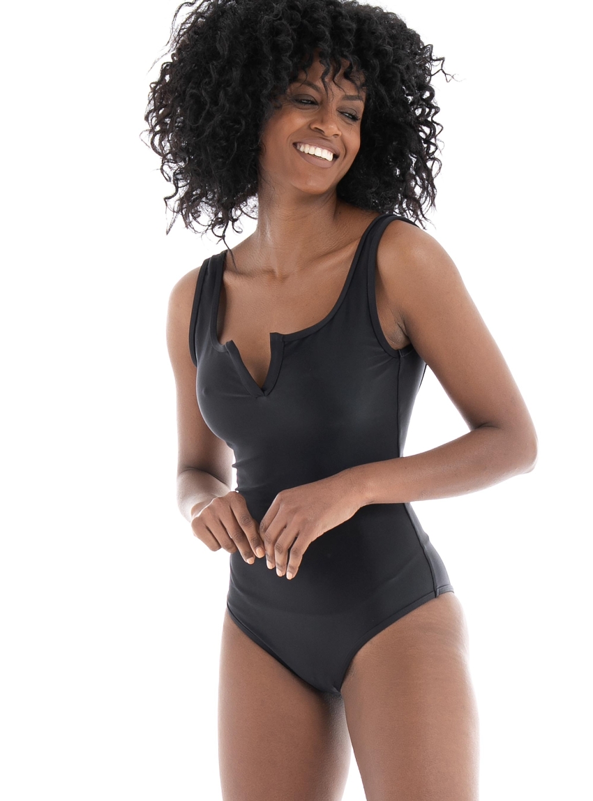 Ioanna Kourbela "Swimwear" Swimsuit With "V" - Black