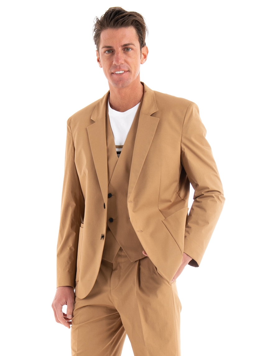HUGO Unlined Slim Fit Blazer Haero232X - Light Brown
