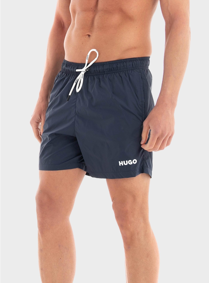 HUGO Quick-Dry Swim Shorts HAITI - Dark Blue