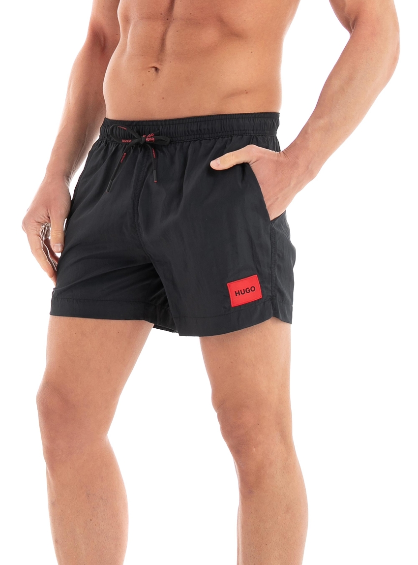 HUGO Quick-Dry Swim Shorts DOMINICA - Black