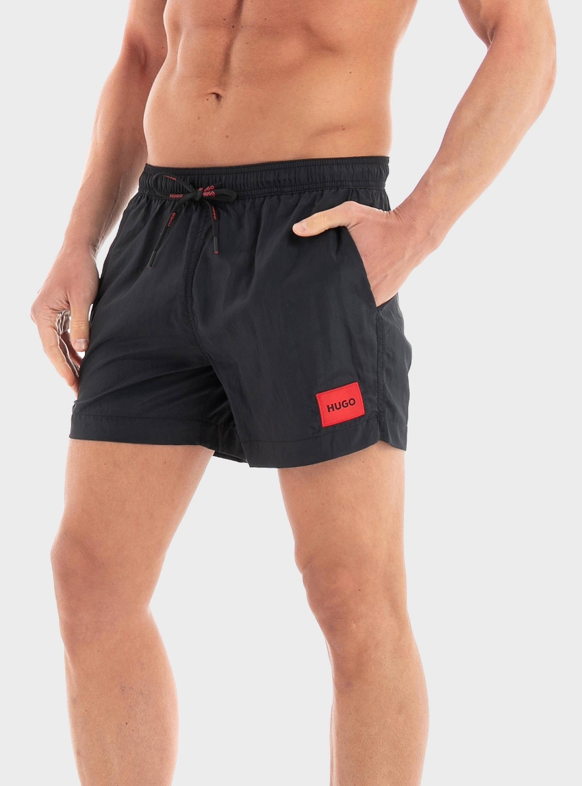 HUGO Quick-Dry Swim Shorts DOMINICA - Black