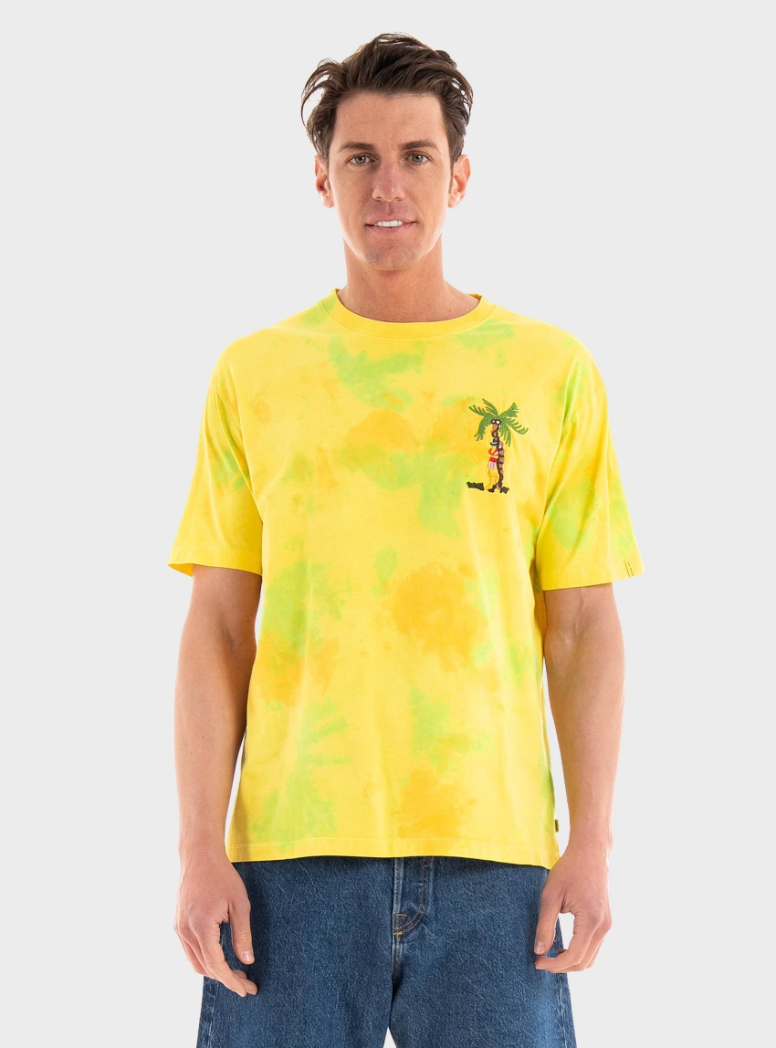 Scotch & Soda Tie Dye T-Shirt - Yellow