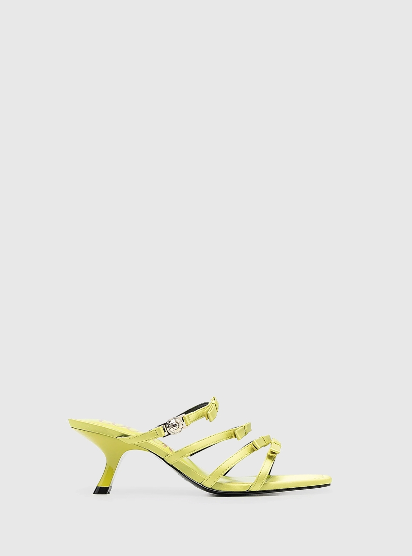 Versace Jeans Couture Heel Sandals - Lime