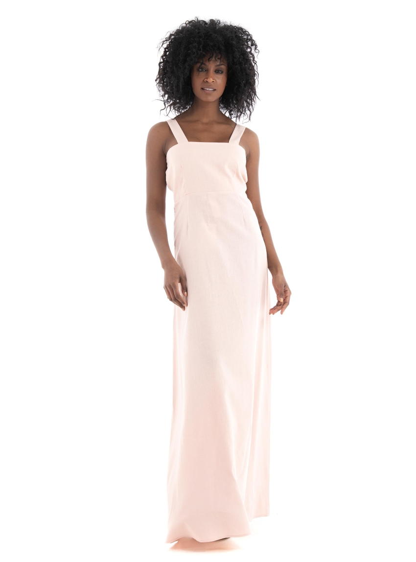Somethingnew Leymah Maxi Dress - Light Pink