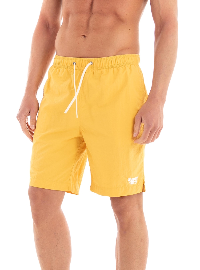 Superdry Vintage Swim Shorts - Mustard