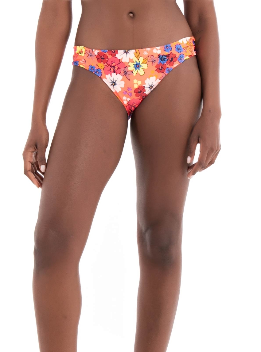 Superdry Ovin Vintage Ruched Bikini Brief - Coral