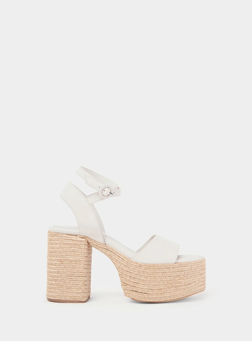 Paloma Barcelo Heel Sandals Graciela - Off White