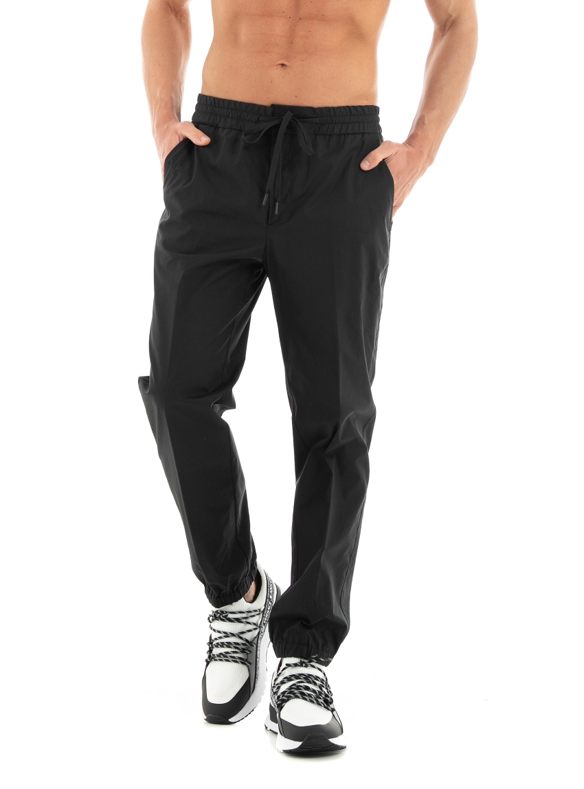 Versace Jeans Couture Patch V-Emb Popeline Pants - Black