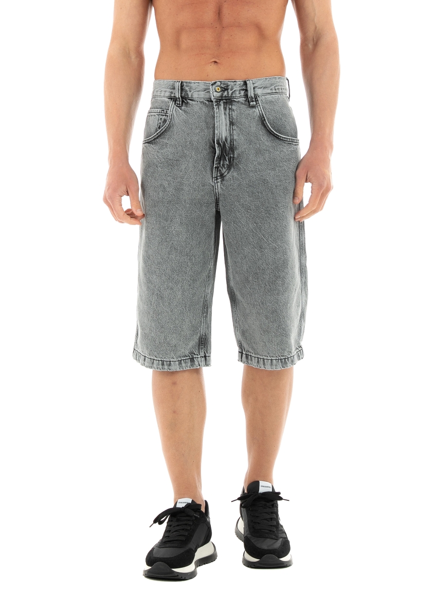 Gabba Baggybo K4495 Denim Shorts - Dark Grey