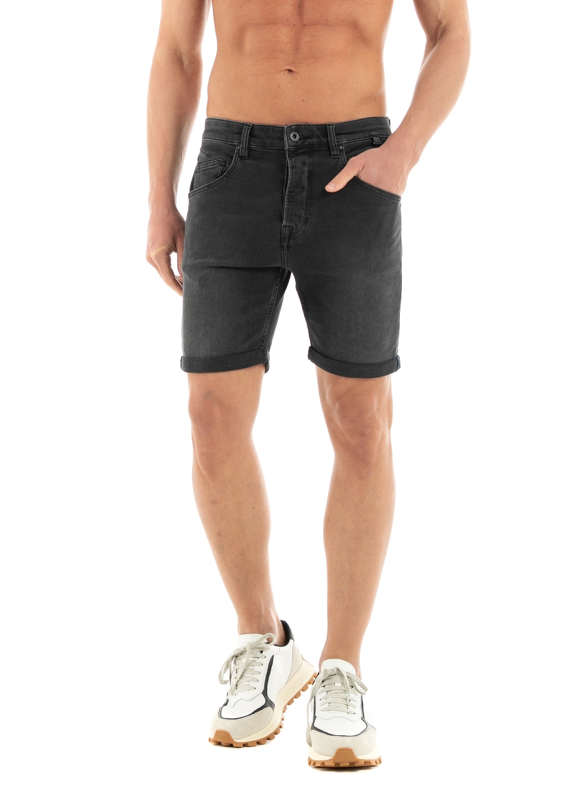 Gabba Anker K4196 Denim Shorts - Black