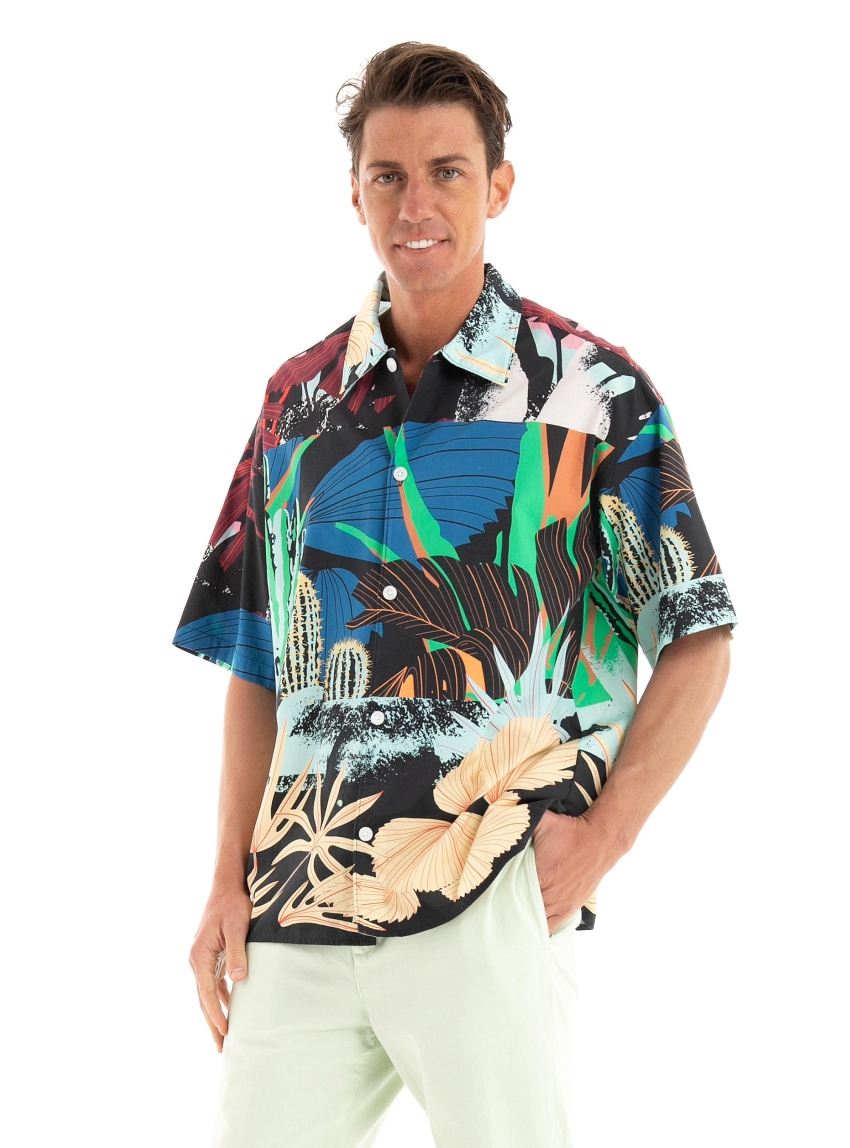 Jack & Jones Belmont Aop Shirt - Black