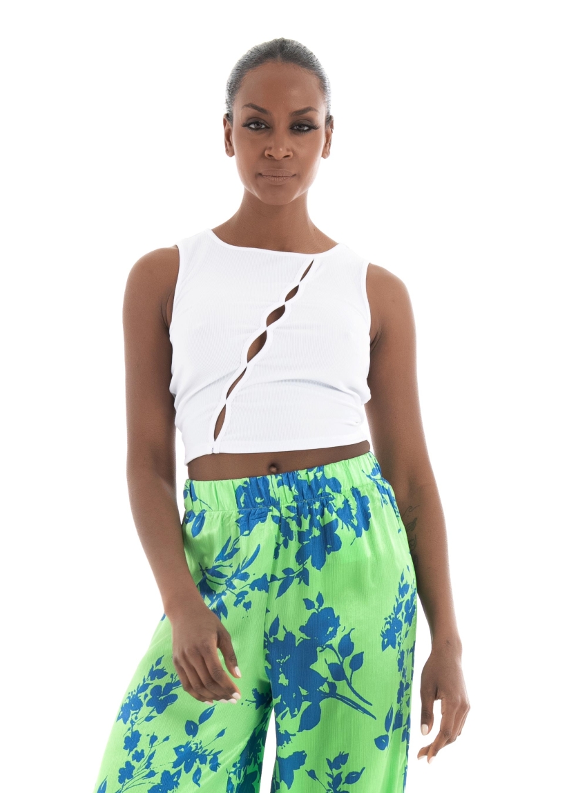 JJXX Hannah Stretch Top - White