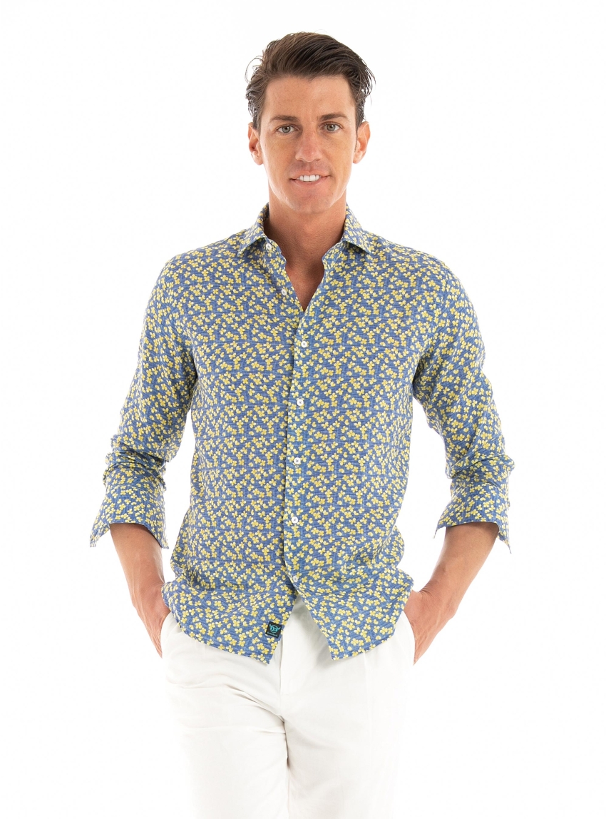 Brouback Slim Fit Linen Shirt - Multi Colors