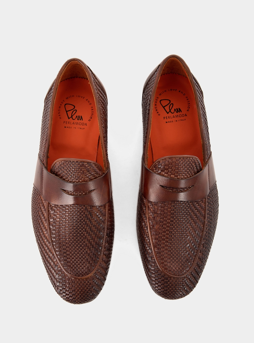 Per La Moda Slip On Shoes  - Dark Brown
