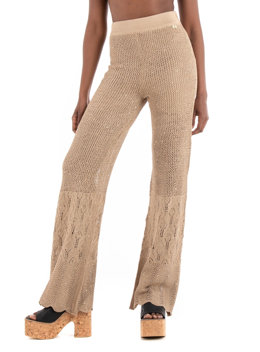 Guess MARCIANO Whitney Sequin Sweat Pants - Dark Beige