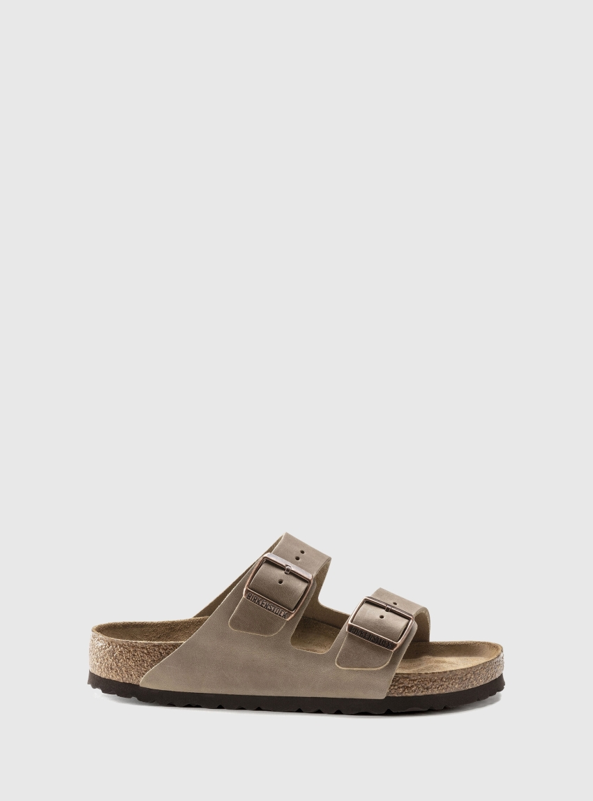 Birkenstock Classic Arizona Narrow Fit Sandals - Light Brown