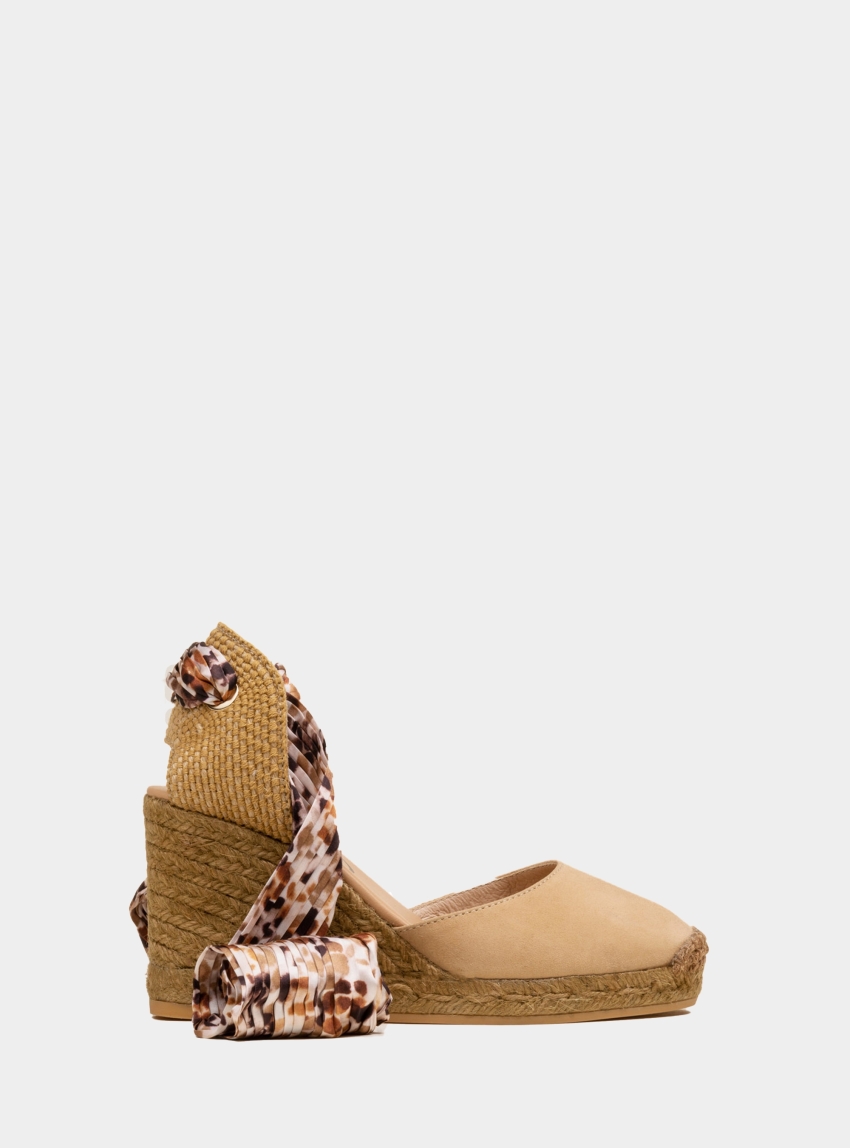 Gaimo Globo7r Heel Espadrilles - Beige