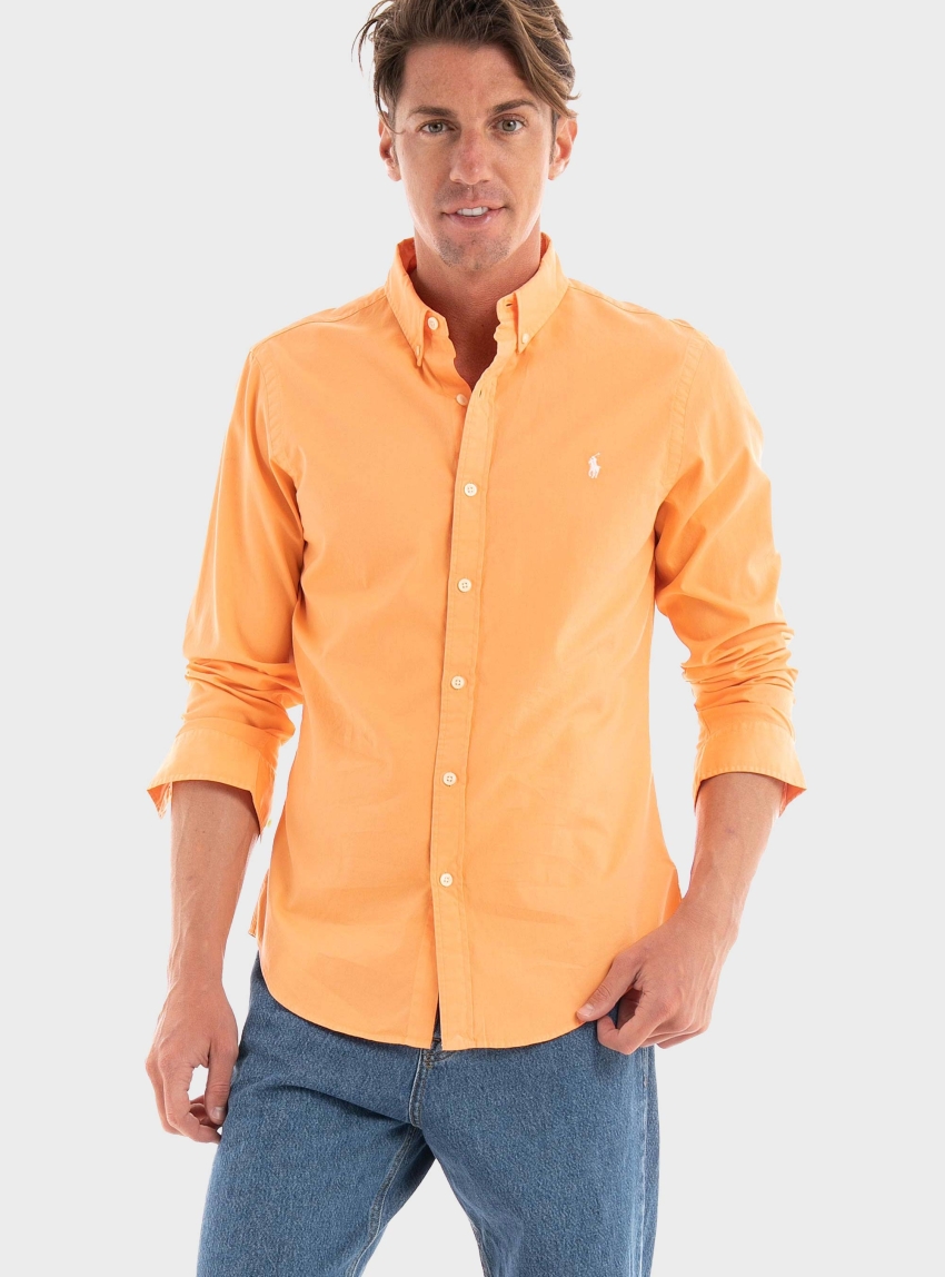 Polo Ralph Lauren Slim Fit Sport Shirt - Light Salmon
