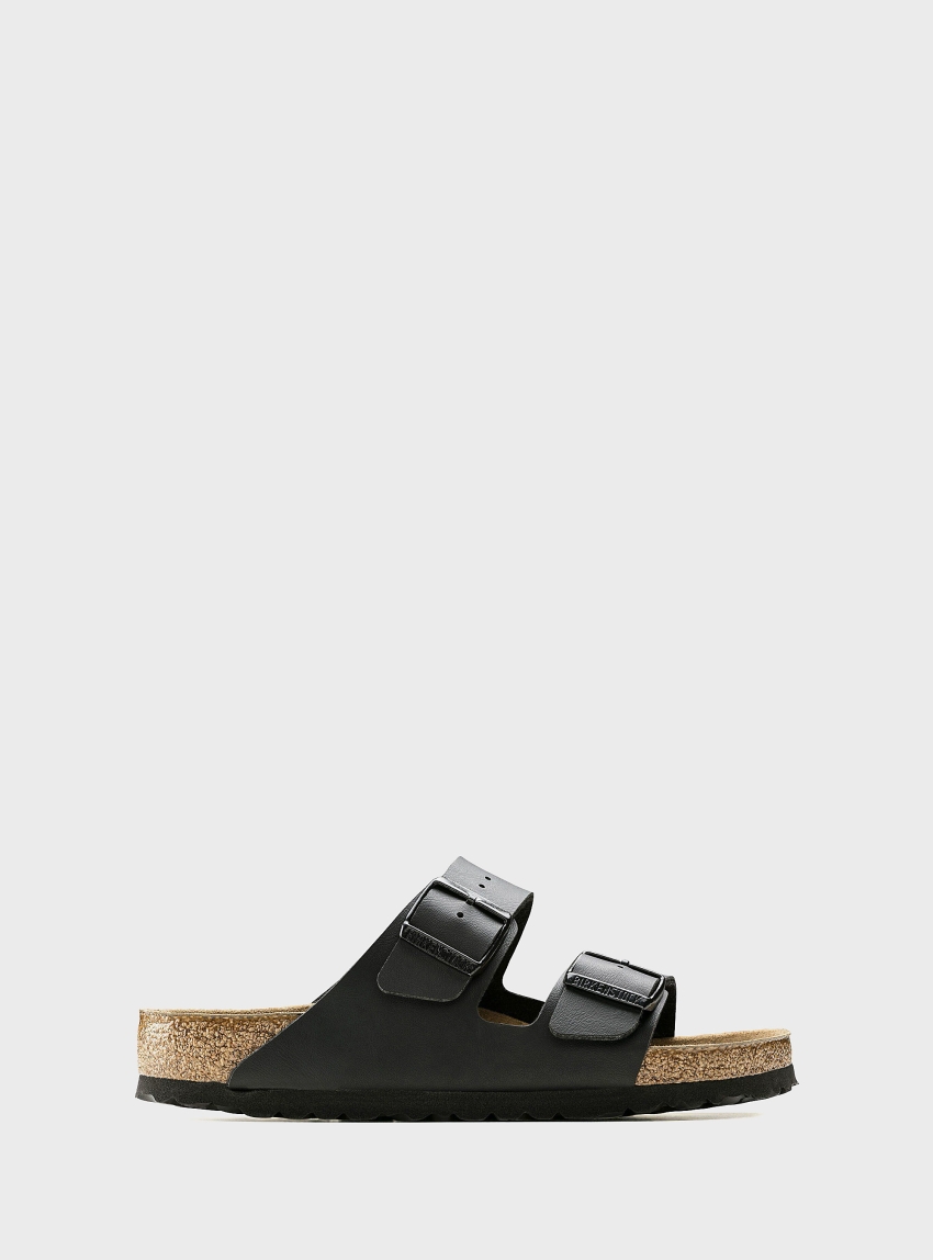 Birkenstock Arizona Soft Footbed Narrow Fit Sandals - Black