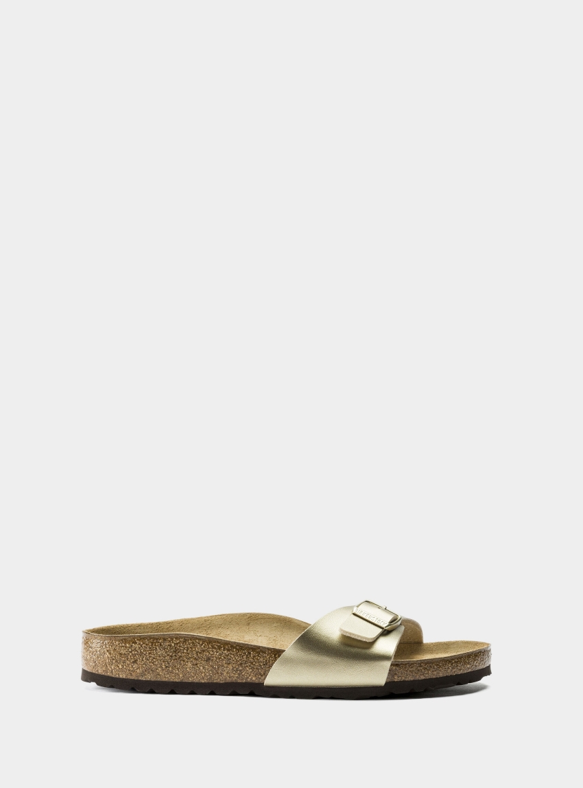 Birkenstock Madrid Narrow Fit Sandals - Gold