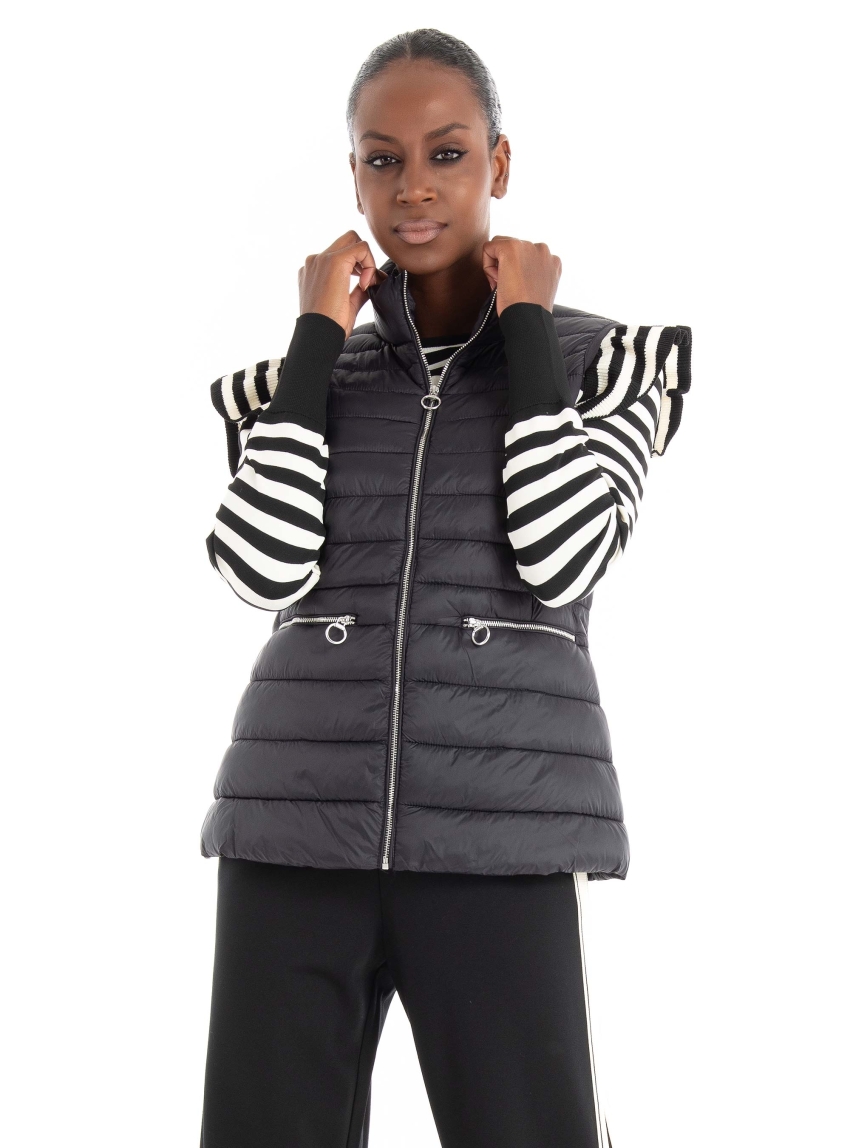 Only New Madeline Waist Coat - Black