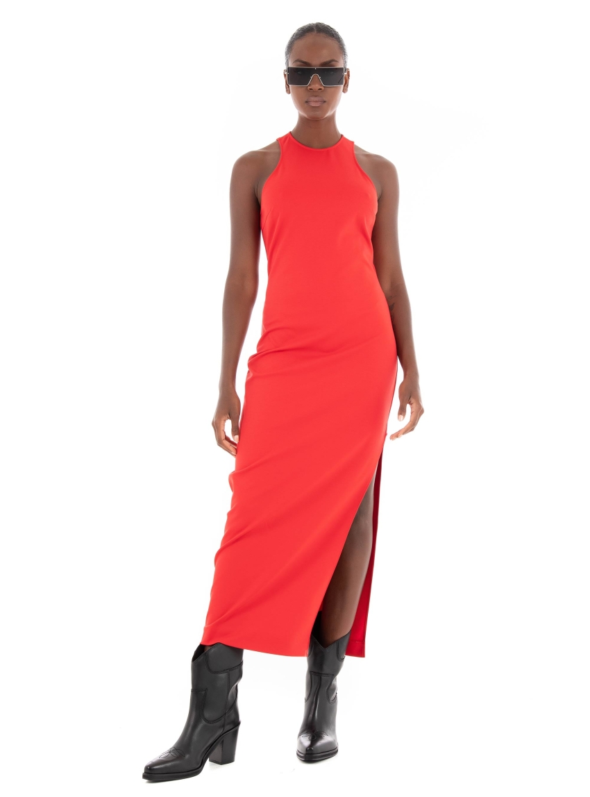 HUGO Regular Fit Dress Kemura - Red