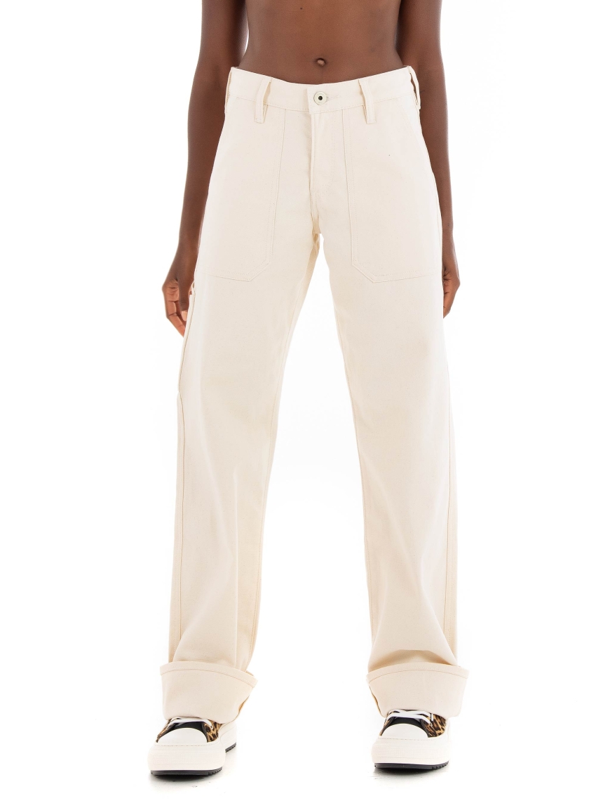 G-Star Judee Carpenter Low Waist Loose Fit Jeans - Ecru