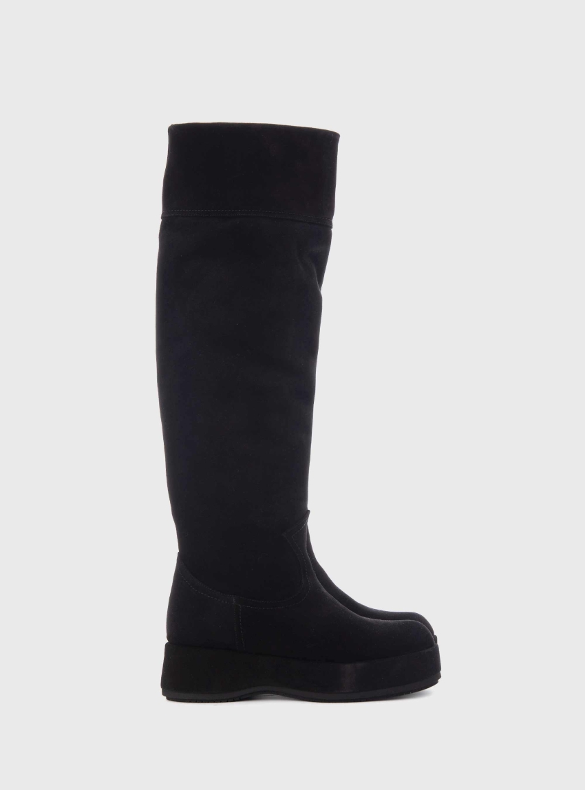 Paloma Barcelo Roy Leather Boots - Black