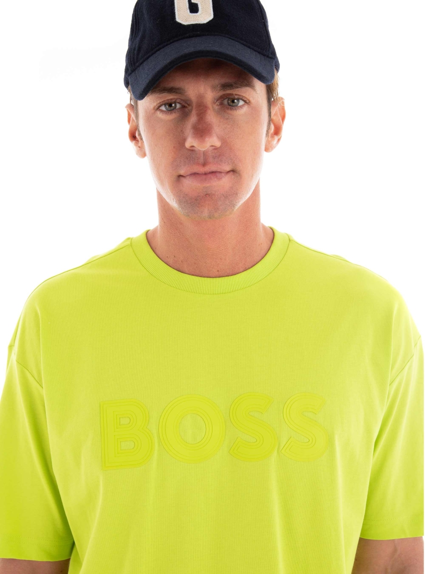 BOSS Relaxed Fit T-Shirt Tee Lotus - Lime